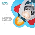 Elobra Spot RAKETE TECHNIKWELT GU10, gris, rouge