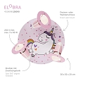 Elobra Luminaire de plafond EINHORN BABSY M�RCHENWELT 3 flammes E14, rose