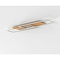 Elobra Luminaire de plafond PANAMA XL � 2 flammes, ch�ne naturel gradable