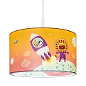Elobra Luminaire � suspension LITTLE ASTRONAUTS �SPACE MISSION� 25/40 E27, bleu