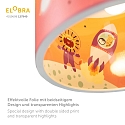 Elobra Luminaire � suspension LITTLE ASTRONAUTS �SPACE MISSION� 25/40 E27, bleu