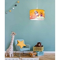 Elobra Luminaire � suspension LITTLE ASTRONAUTS �SPACE MISSION� 25/40 E27, bleu