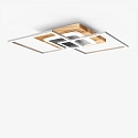 Elobra Luminaire de plafond PANAMA MEDIUM, chêne tremble naturel gradable
