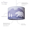 Elobra Luminaire � suspension SCANDI �WALD� 25/40 E27, menthe verte