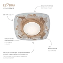 Elobra Luminaire de plafond SCANDI ,,WALD