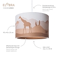Elobra Luminaire � suspension SCANDI �ANTARKTIS� 25/40 E27, violet