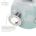 Elobra Luminaire de plafond SCANDI �ANTARKTIS� 3 flammes E14, violet