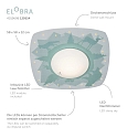 Elobra Luminaire de plafond SCANDI ,,ANTARKTIS