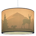 Elobra Luminaire � suspension SCANDI �SAVANNE� 25/40 E27, orange