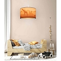 Elobra Luminaire � suspension SCANDI �SAVANNE� 25/40 E27, orange