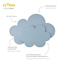 Elobra LED Wall luminaire W�LKCHEN LED WOLKENTR�UME, 3W, white