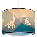 Elobra Pendant luminaire DINOS 25/40, E27, green