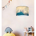 Elobra Pendant luminaire DINOS 25/40, E27, green