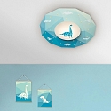 Elobra Luminaire de plafond DINOS, vert