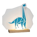 Elobra Lampe de table DINOS, bleu
