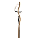 Elobra Lampadaire ARGENTINA, ch�ne, m�tal gradable