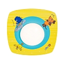 Luminaire de plafond MAUS, jaune, essence