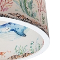 Elobra Lampe suspendue MEERRESTIERE E27, multicolore