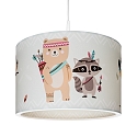 Lampe suspendue LITTLE INDIANS E27, menthe verte