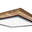 Elobra Luminaire de plafond ARGENTINA, chêne gradable