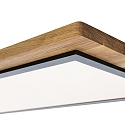 Elobra Luminaire de plafond ARGENTINA, chêne gradable