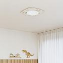 Elobra Luminaire de plafond JURASSIC IP20, multicolore gradable