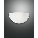 Luminaire mural FOX semi-circulaire E27 IP20, nickel satin� gradable