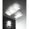 Fabas Luce Luminaire mural MILTON angulaire, m�dium E27 IP20, blanche gradable