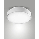 Fabas Luce Plafonnier extérieur HATTON rond E27 IP65, blanche gradable