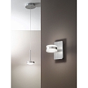 Fabas Luce Fabas Luce DUNK LED Pendant luminaire, brushed aluminum, 1 flame