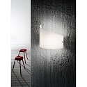 Fabas Luce Luminaire mural MOA semi-circulaire E27 IP20, blanche gradable
