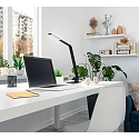 Fabas Luce Lampe de table WASP IP20 satiné, noir , noir mat gradable