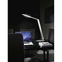 Fabas Luce Lampe de table WASP avec fonction de charge USB IP20, aluminium bross� gradable