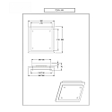 Fabas Luce Luminaire de plafond GALAXY IP20, blanche