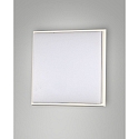 Fabas Luce Luminaire de plafond DESDY 24 x 24CM carré, résistant aux chocs, commutable IP54, blanche 