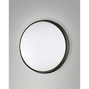 Fabas Luce Luminaire de plafond OLLY Ø 24CM rond, résistant aux chocs, commutable IP54, noir 