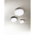 Fabas Luce Luminaire de plafond OLLY Ø 24CM rond, résistant aux chocs, commutable IP54, noir 