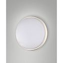Fabas Luce Luminaire de plafond OLLY Ø 24CM rond, résistant aux chocs, commutable IP54, blanche 