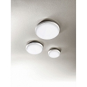 Fabas Luce Luminaire de plafond OLLY Ø 24CM rond, résistant aux chocs, commutable IP54, blanche 