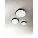 Fabas Luce Luminaire de plafond OLLY Ø 17.5CM rond, résistant aux chocs, commutable IP54, noir 