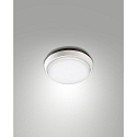 Luminaire de plafond OLLY Ø 17.5CM rond, résistant aux chocs, commutable IP54, blanche 