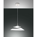 Luminaire � suspension ARAGON contr�lable par la voix, Smartluce inclus IP20, blanche gradable