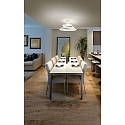 Fabas Luce Luminaire de plafond ARAGON IP20, blanche gradable
