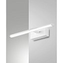 Fabas Luce Luminaire de miroir NALA 300MM Bas, angulaire, commutable, arqué IP44, blanche 