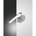 Luminaire de miroir NALA 300MM Bas, angulaire, commutable, arqué IP44, chrome 