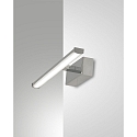 Fabas Luce Luminaire de miroir NALA 300MM Bas, angulaire, commutable, arqué IP44, chrome 