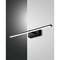 Luminaire de miroir NALA 500MM Bas, angulaire, commutable, arqué IP44, noir 