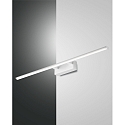 Luminaire de miroir NALA 750MM Bas, angulaire, commutable, arqué IP44, blanche 