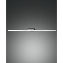 Luminaire de miroir NALA 1095MM Bas, angulaire, commutable, arqué IP44, chrome 