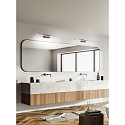 Fabas Luce Luminaire de miroir NALA 1095MM Bas, angulaire, commutable, arqué IP44, chrome 
